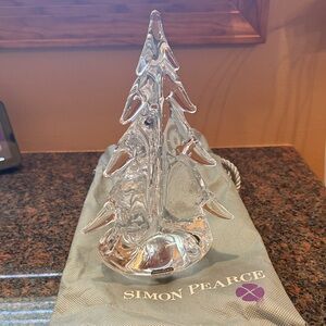 Simon Pearce Crystal Holiday Tree